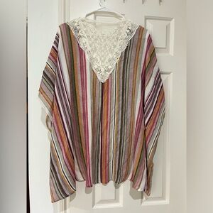 Love Brand Colorful Striped Cardigan size medium